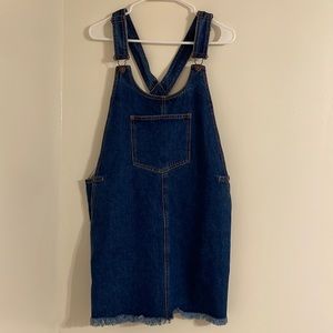 Forever 21 denim overall dress